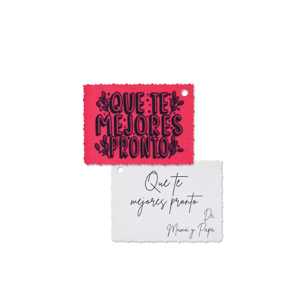 Get Well Soon Gift Tags - Kaio-Dia IT/ES