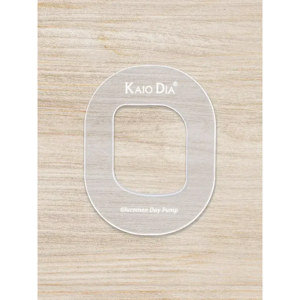 Insulin Patch Pump Template for Glucomen Day Pump and Omnipod POD, durable acrylic design.