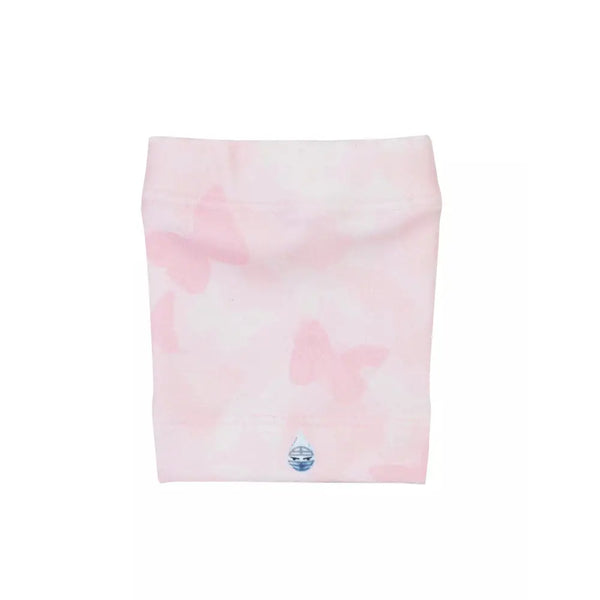 Elastic armband for glucose sensor protection with butterfly design, suitable for sports and swimming.