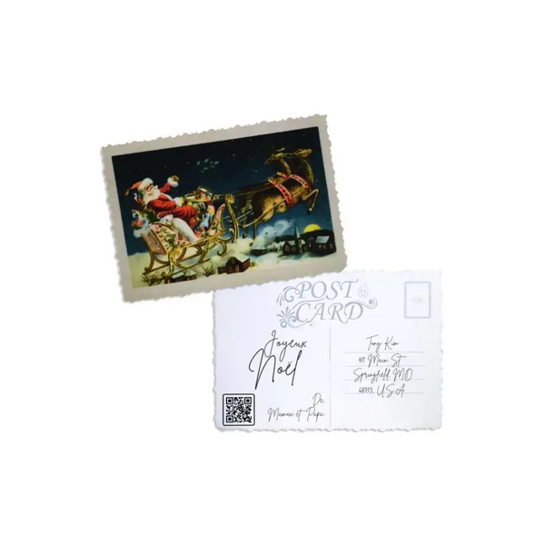 Elegant Christmas Postcard - Kaio-Cards