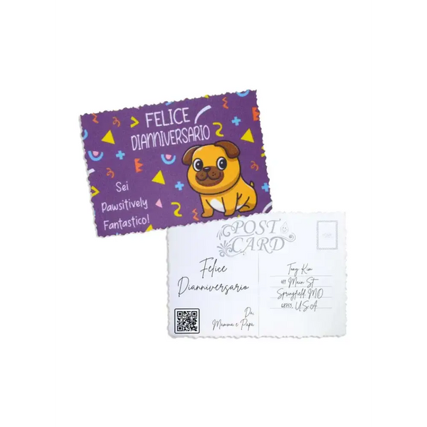 Empowering Diaversary Postcards on premium canvas with colorful designs and motivational messages.