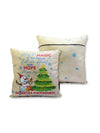 Christmas-themed Diabetes Awareness Pillow Cover with festive design and empowering message.