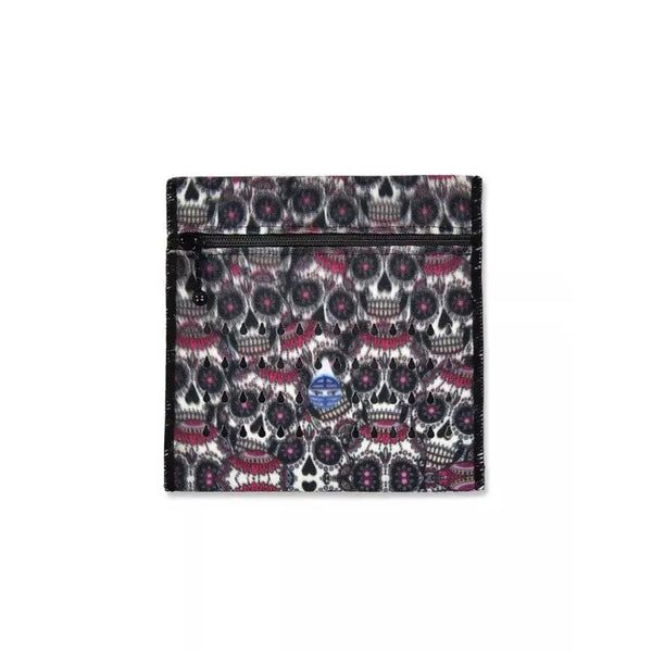 Insulin cooling wallet for kids with skull pattern design, compact and durable, maintains temperature up to 48 hours.