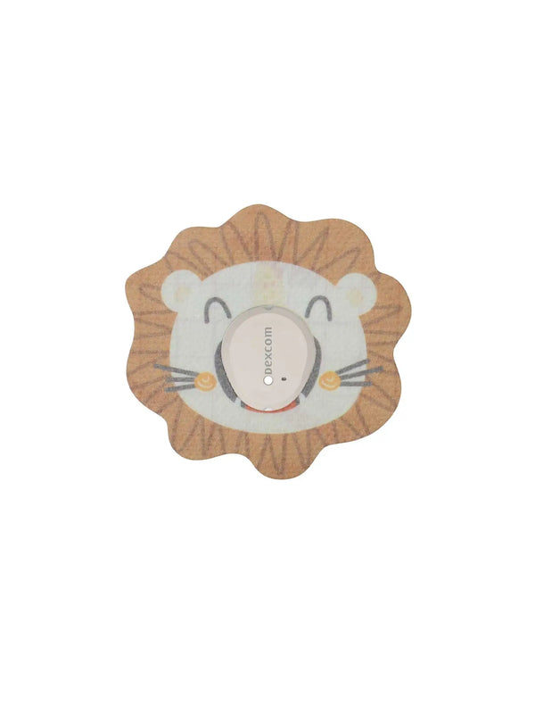 Fixeringsplåster för barn till Dexcom G7 – Blomma, Stjärna eller Lejon – Patch Me Up!