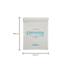 Kaio-Dia Diaversary Large Gift Bag with 'Happy Diaversary' design, 14.5 cm x 18.5 cm, durable cotton drawstring bag.