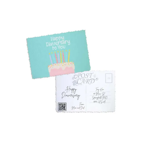 Diaversary Postcards - Kaio Cards
