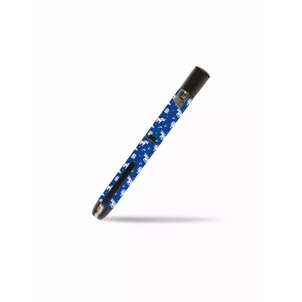 Blue and white patterned vape pen for InPen Insulin Pen Stickers CoolKids Edition