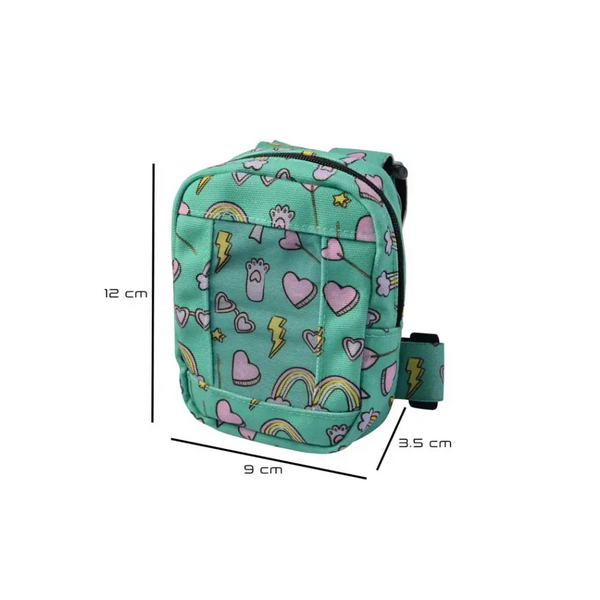 Insulin Pump Harness with Mesh Window For Children