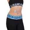 Insulin pump waist belt with trendy prints for secure and comfortable wear.