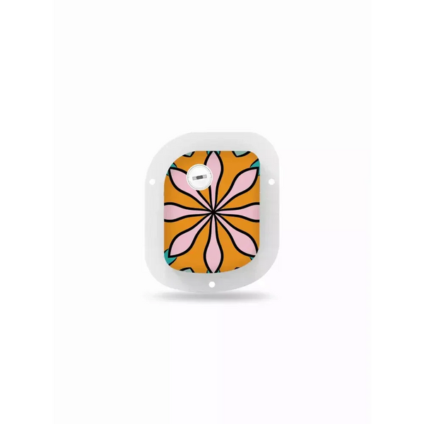 GlucoMen Day Patch Pump Sticker with colorful mandala design for insulin pump decoration