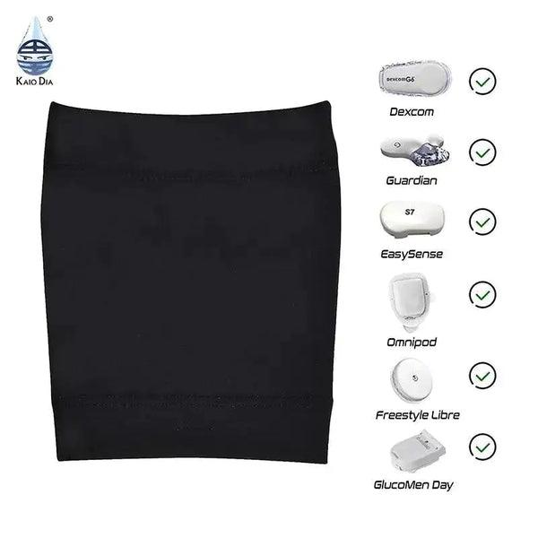 Super thin and soft armband for kids' glucose sensors, compatible with Dexcom and Freestyle Libre.