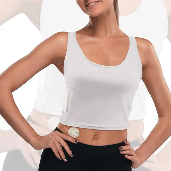Crop top för insulinpump - Dia-Crop Top