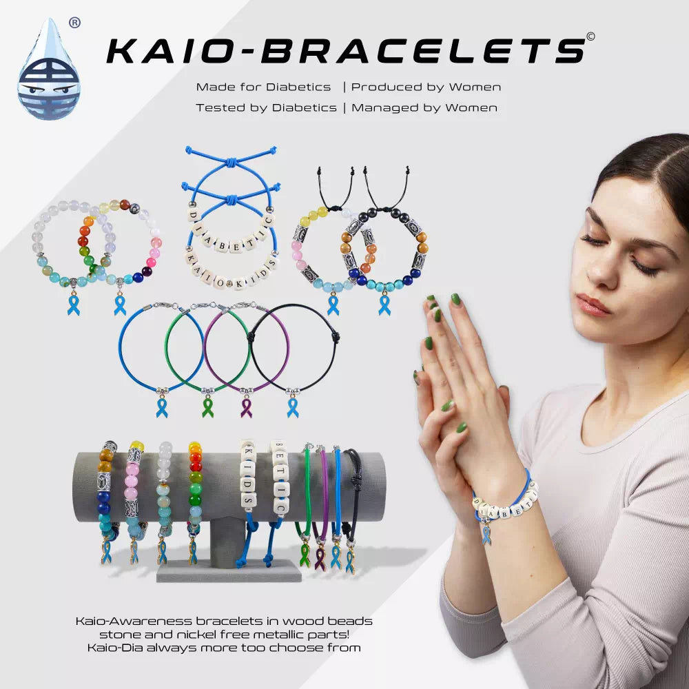 diabetes awareness bracelets and other accessories Image