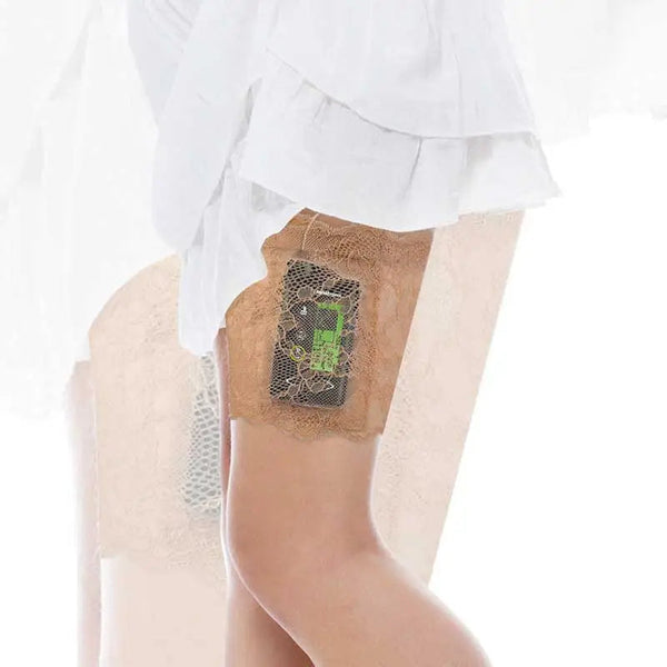 Strumpeband i spets för insulinpump - Dia-Lacy Leg Band