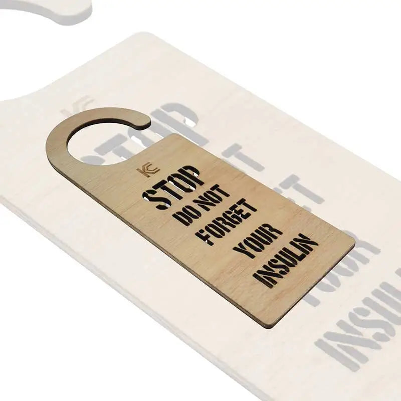 The perfect visible reminder for Diabetics - Kaio-Door Hanger Image