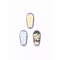 Winter-themed Dexcom G6 sensor stickers with festive designs.