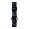Elastic black and blue Sibionics GS1 CGM armband with adjustable strap for secure sensor fit.