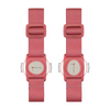 Dexcom G7 armband with rotating clip in Barbie edition pink, featuring secure adjustable fit and precise sensor alignment.
