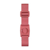Dexcom G7 blood glucose sensor adjustable armband with rotating clip in Barbie pink for children's diabetes management.