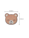 Freestyle Libre 3 bear patch dimensions kids adhesive CGM patch showing size and compatibility details