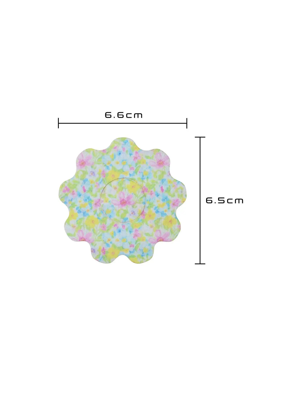 Barnplåster för FreeStyle Libre 3, form: blomma, storlek 6,6 x 6,5 cm