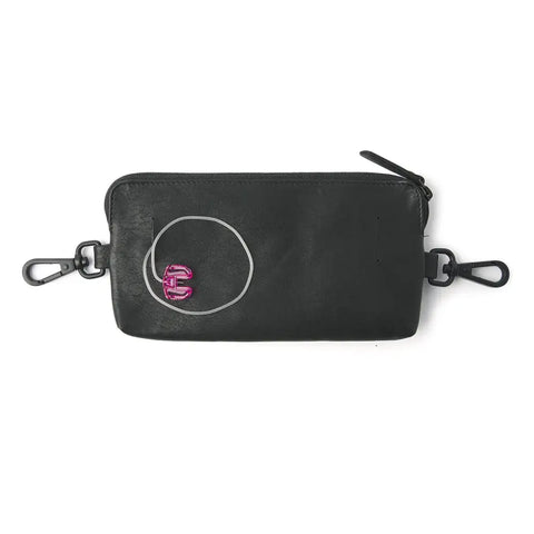 Leather Loop Bag: Stylish Waist Pack for Insulin Pump