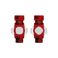 Medtronic Simplera armband for kids with rotating clip and whimsical prints.