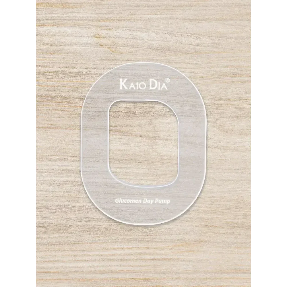 Insulin Patch Pump Template for Glucomen Day Pump and Omnipod POD, durable acrylic design.