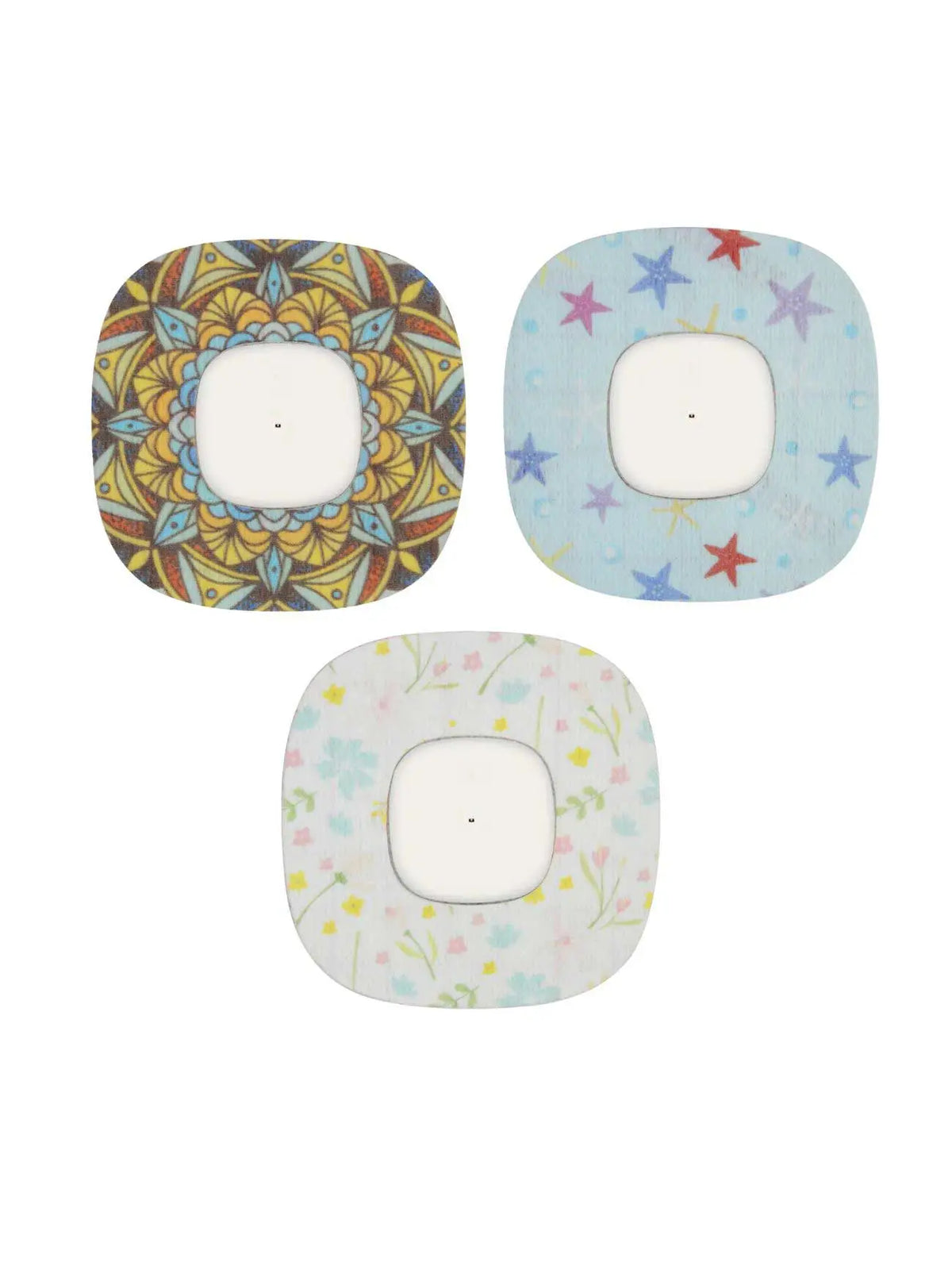 Plåster för Simplera Sync, Fresh-serien, Starlit Garden-set med 3 plåster
