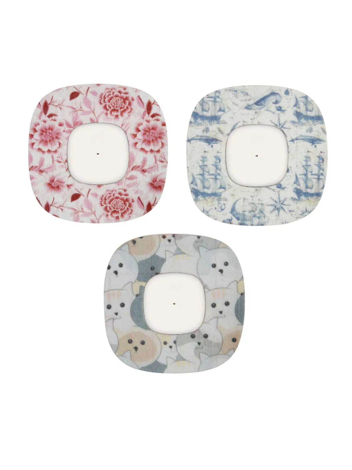Plåster för Simplera Sync, Fresh-serien, Whiskers & Wonders-set med 3 plåster