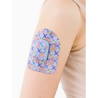 Plåster för Omnipod-podd, Spring-serien, på armen, närbild