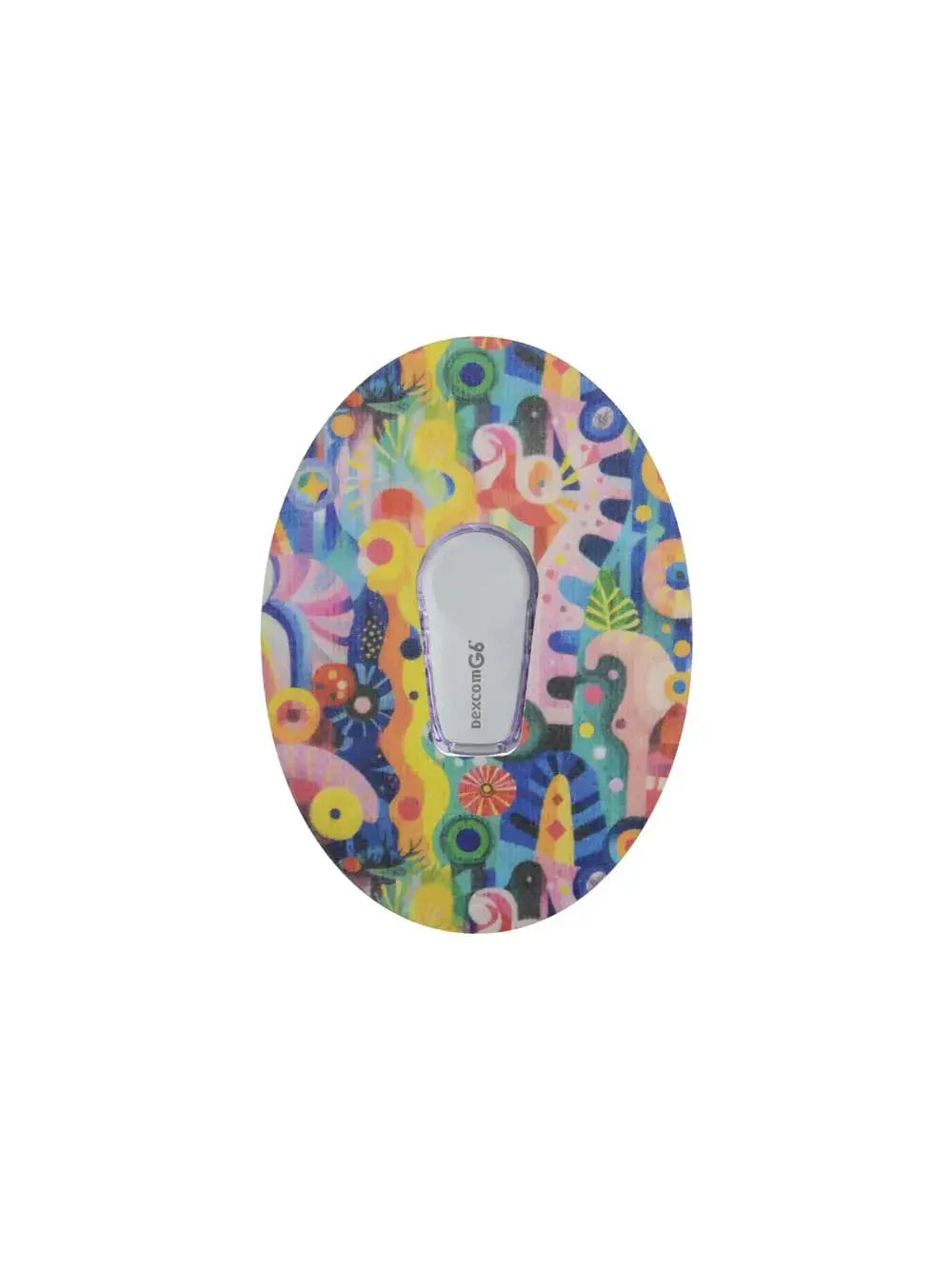 Plåster för Dexcom G6, motiv Ethereal Bloom