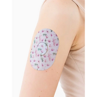 Plåster för Dexcom G7, Spring-serien, på armen, närbild