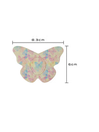 Plåster för Dexcom G7, form: fjäril, storlek 8,3 x 6 cm