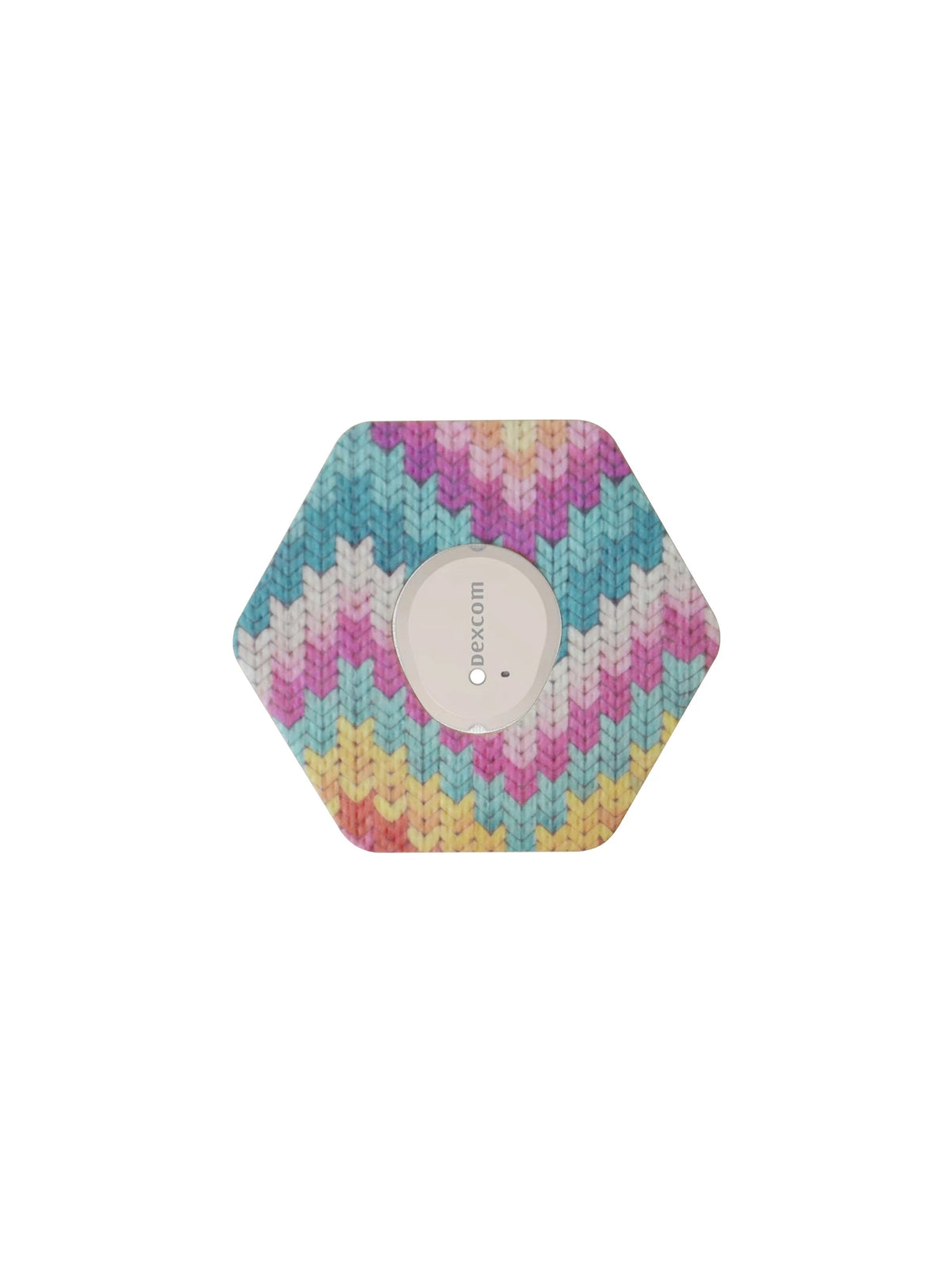 Plåster för Dexcom G7, form: sexkantig, motiv Mosaic Drift
