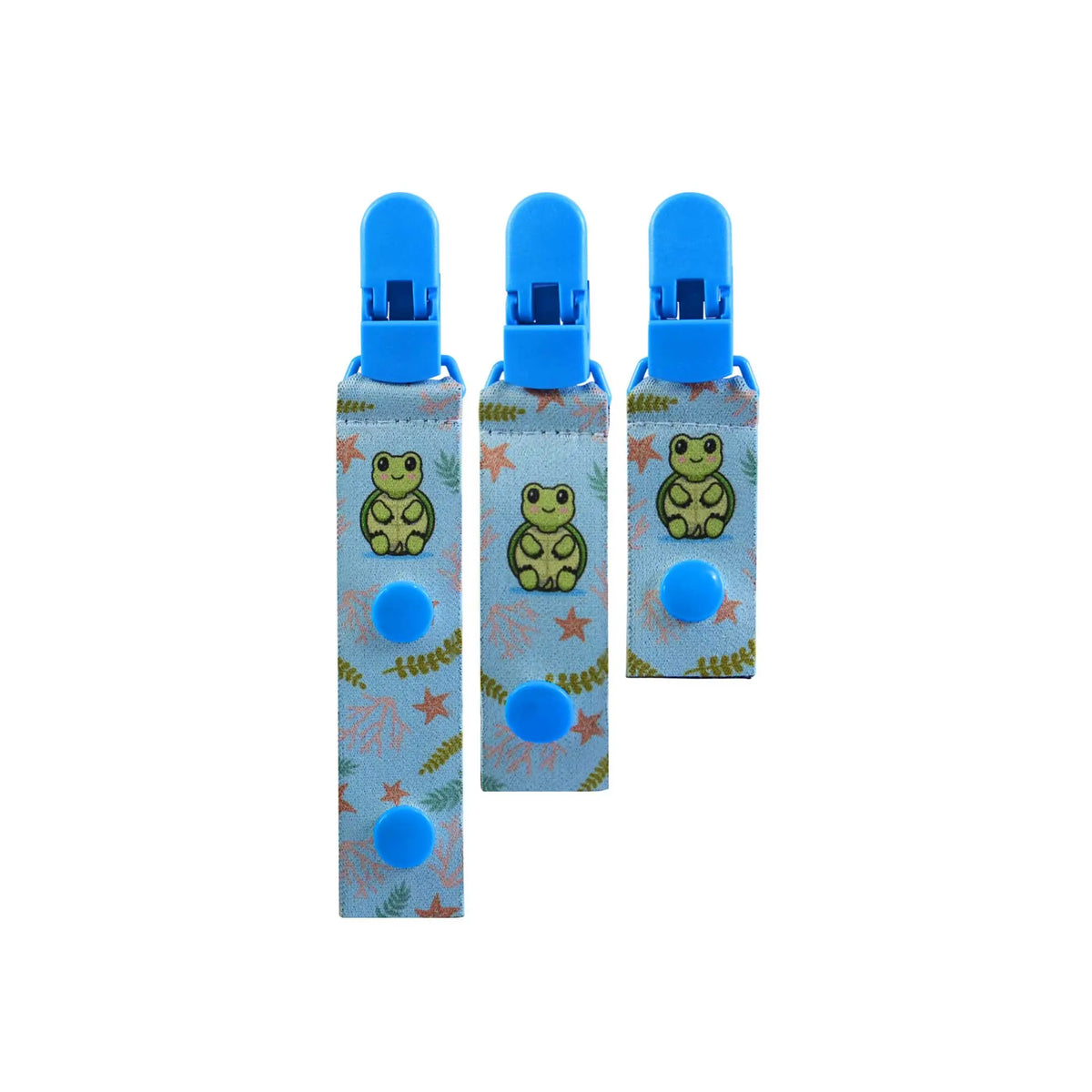 feeding tube clip kids set light blue shell complete set organizer clips for secure and versatile tubing management