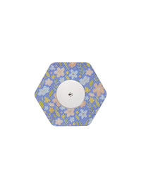 Plåster för FreeStyle Libre 2, form: sexkantig, motiv Meadow Flowers & Leaves