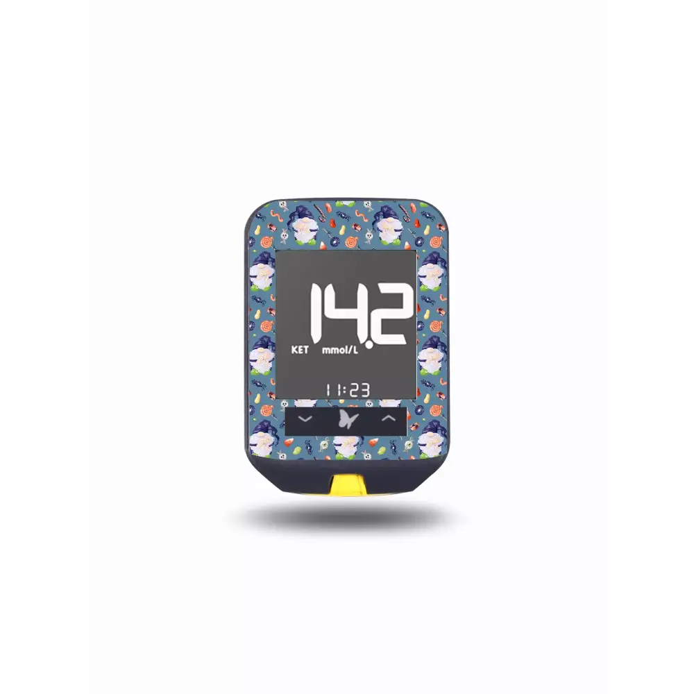 Freestyle Optium Neo Glucose Meter Stickers - Halloween