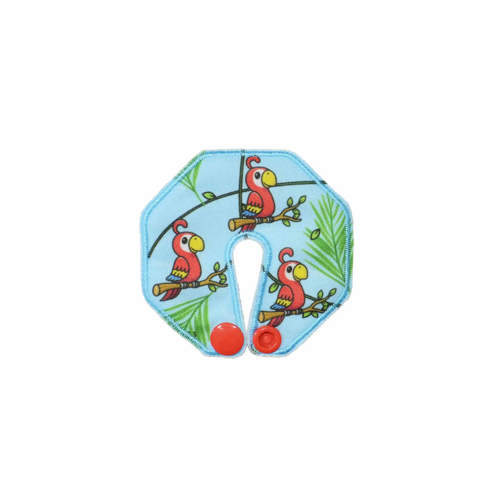 pediatric g tube pad parrots print soft protective pad for kids ensuring comfort and secure fit