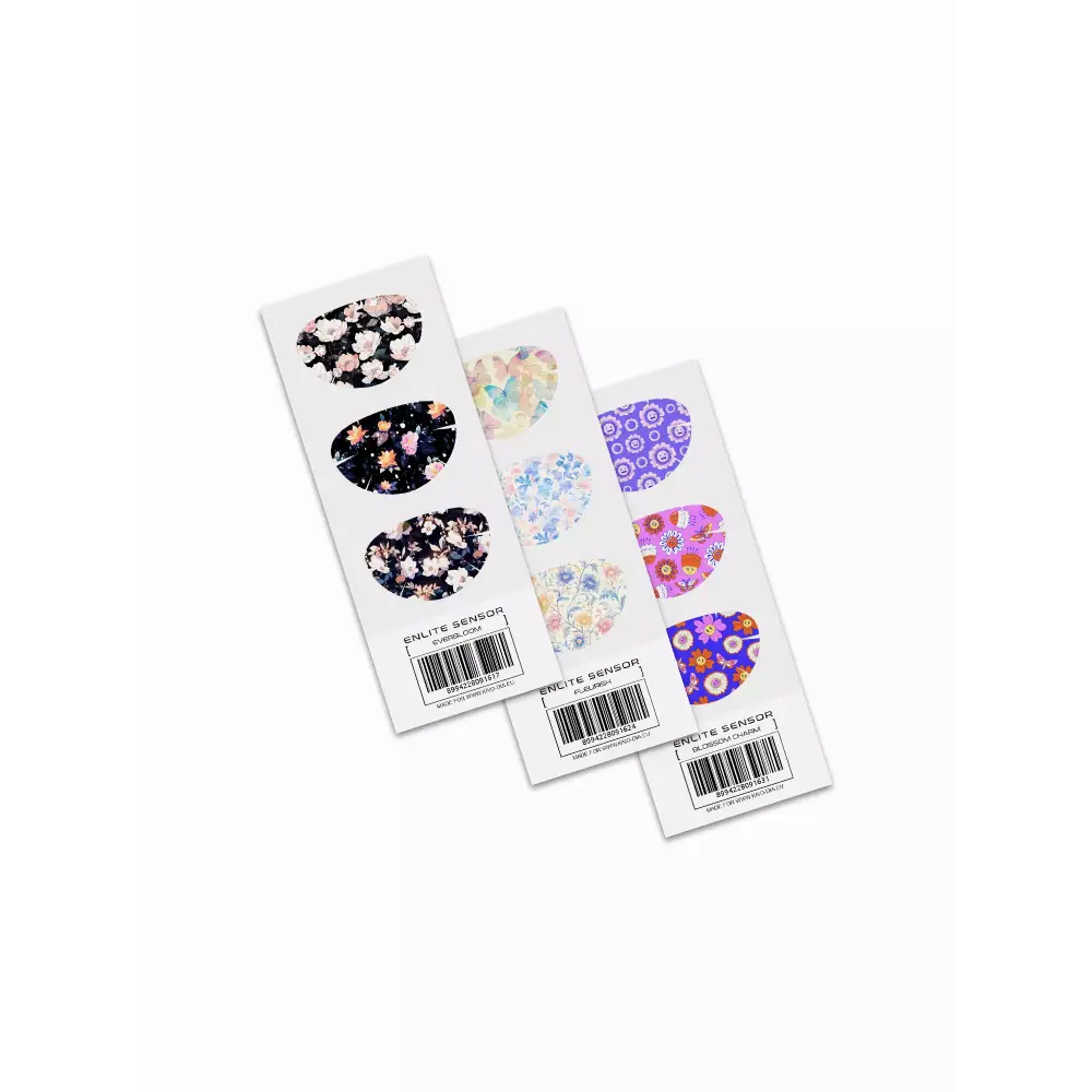 Guardian Enlite Stickers - Spring Edition 2025 in assorted floral and pastel designs.