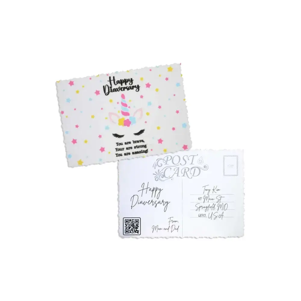 Diaversary Postcards - Kaio Cards
