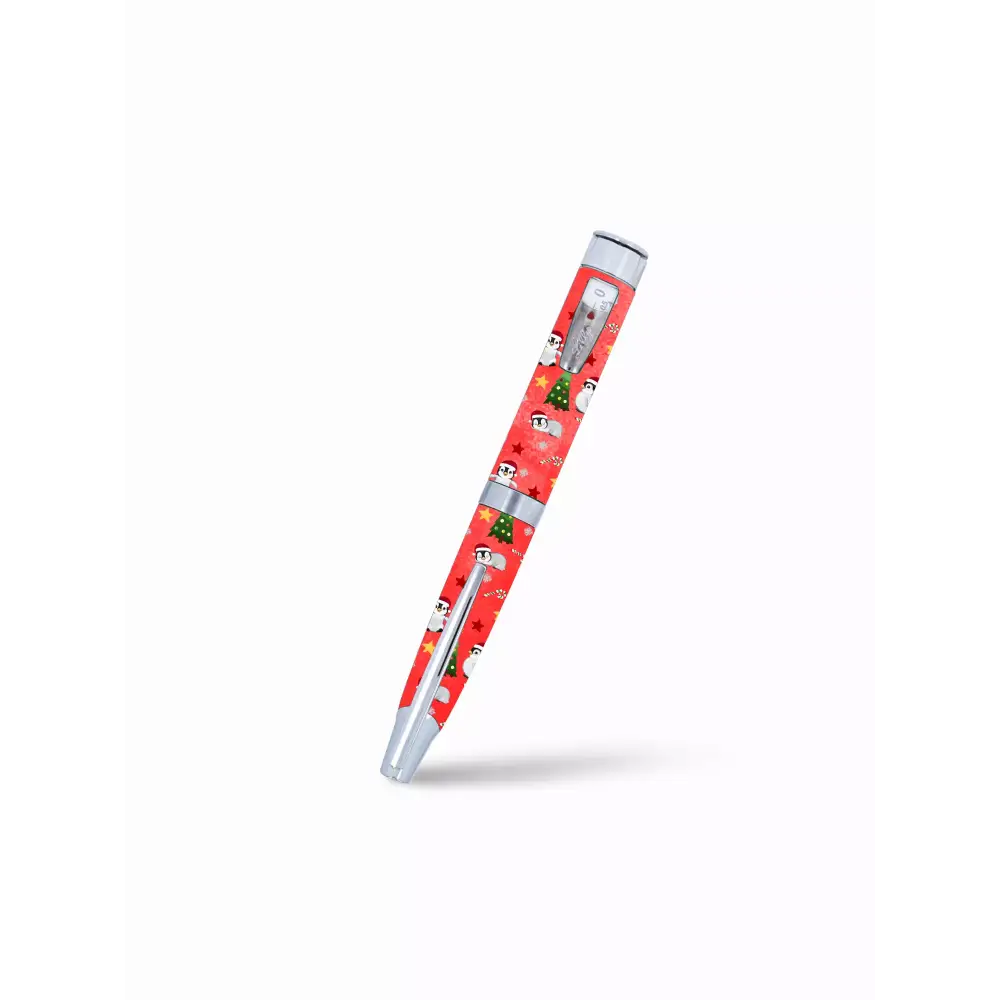Colorful Christmas-themed HumaPen Stickers for festive diabetes management