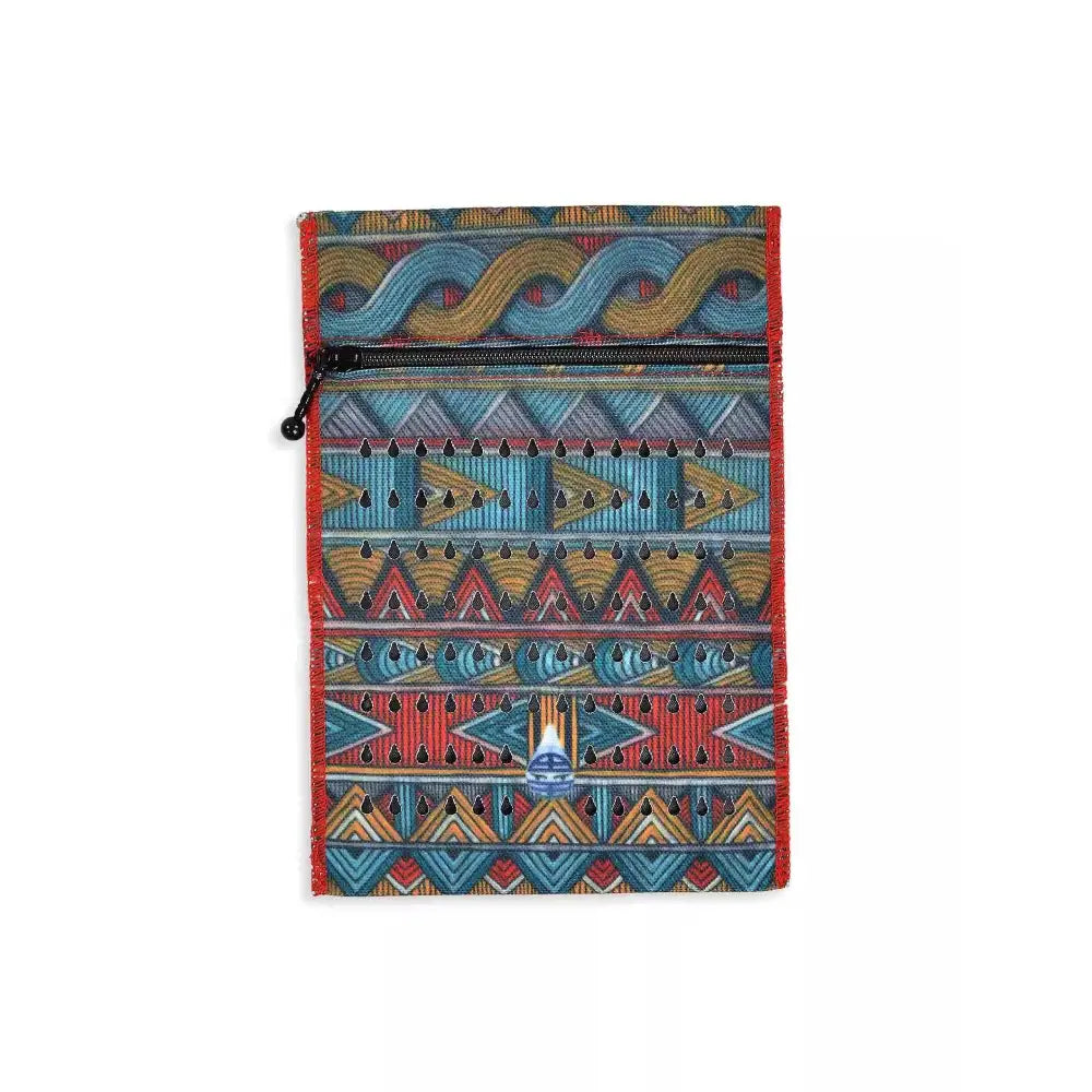 Insulin cooler travel case with vibrant tribal pattern design, fits 3 insulin pens or 5 vials, Dia-Cool by Kaio-Dia.