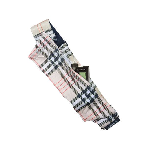 Justerbart insulinpumparbälte med G-krok – Mönster | Dia Belly-Belt 2