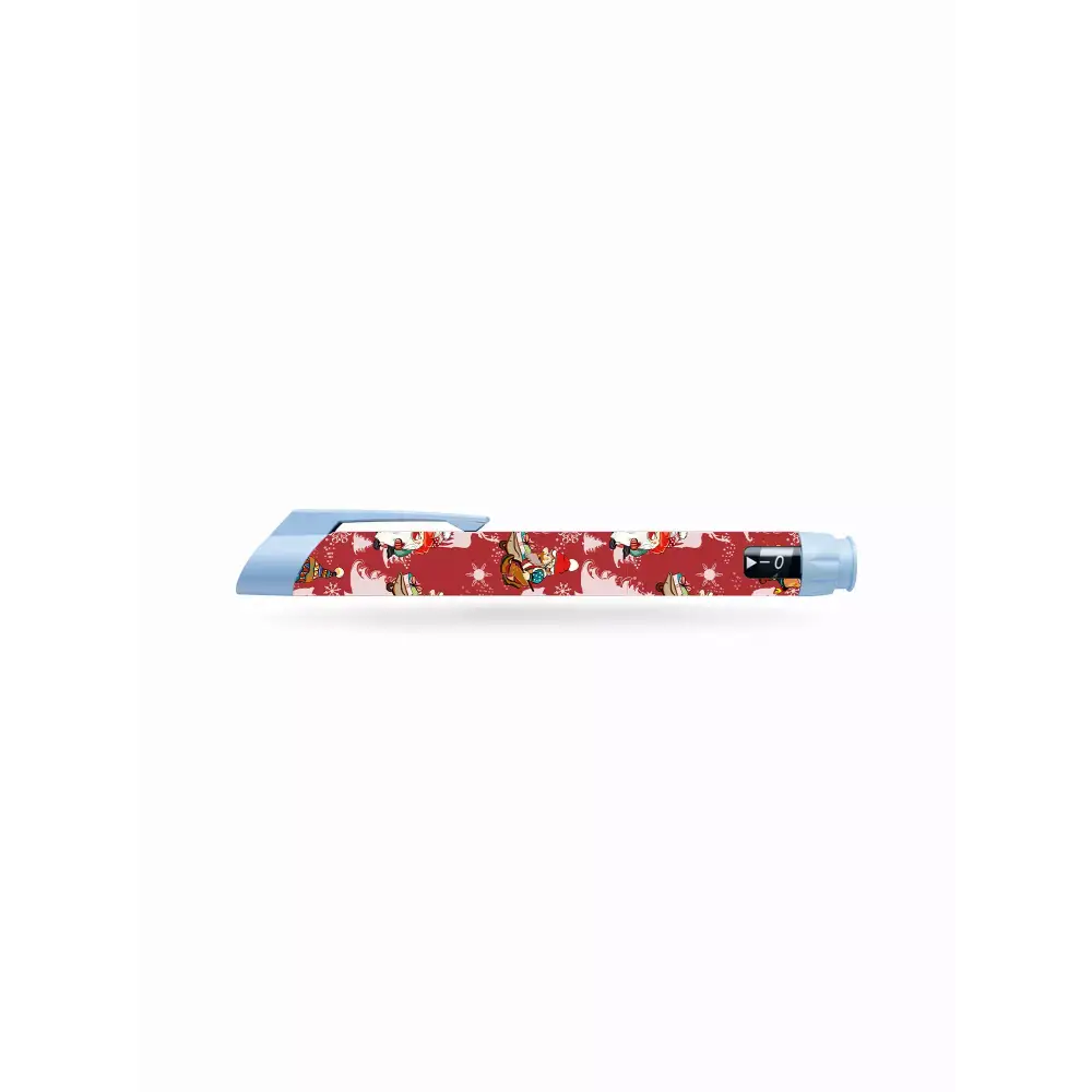 Stylized train with Christmas designs for JuniorSTAR Stickers - Christmas 2024