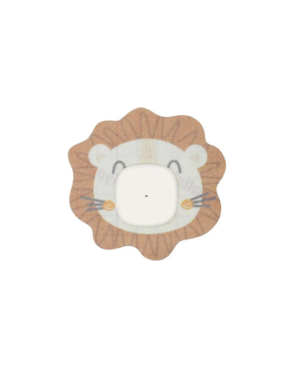 Fixeringsplåster för barn till Medtronic Simplera Sync – Blomma, Stjärna eller Lejon – Patch Me Up!