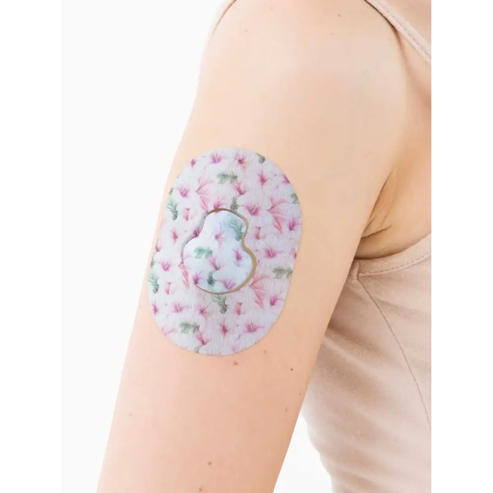 Plåster för Medtronic Guardian, Spring-serien, på armen, närbild