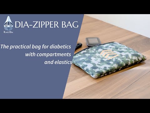 Väska för diabetestillbehör till barn, Dia-Zipper Bag KIDS