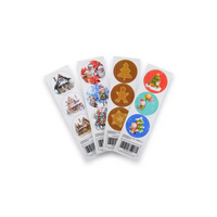 Freestyle Libre 1 & 2 Christmas Edition stickers with festive holiday designs.