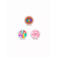 Summer-themed Freestyle Libre 2 stickers with tropical designs and text.